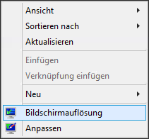 Bildschirmauflösung