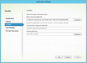 Application Settings