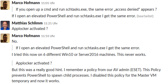 Troubleshooting with Matthias Schlimm