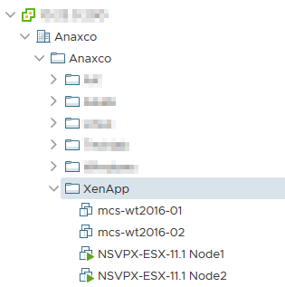 New virtual machines in vSphere Web Client