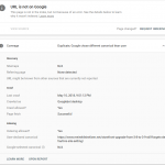Google Search Console Excluded