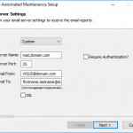 Mail Server Settings