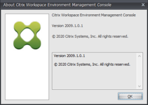 About WEM Administration Console