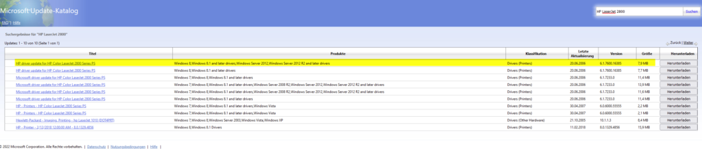 Microsoft update catalog