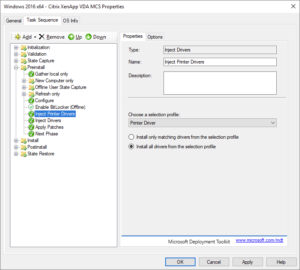 Task Sequence - Inject Drivers