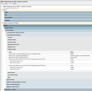 MSFT Windows Server 2022 - Domain Controller